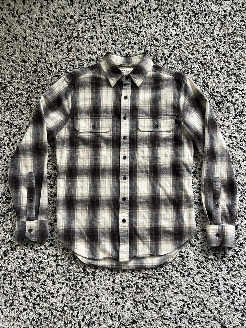 Thursday Boot Company Plaid Flannel Summit Shirt Athletic Fit Men’s Small